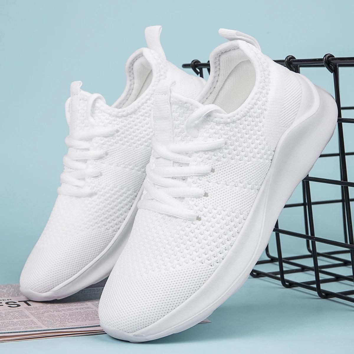 

Damyuan женские белые уличные дышащие сетчатые черные кроссовки для бега повседневная спортивная обувь легкие кроссовки спортивные кроссовки для бега теннисные туфли 46 белый