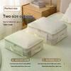 Visible Bed Sheet Storage Bag Folding Blanket Storage Container With Handle Large Capacity Moving Packing Bag Closet