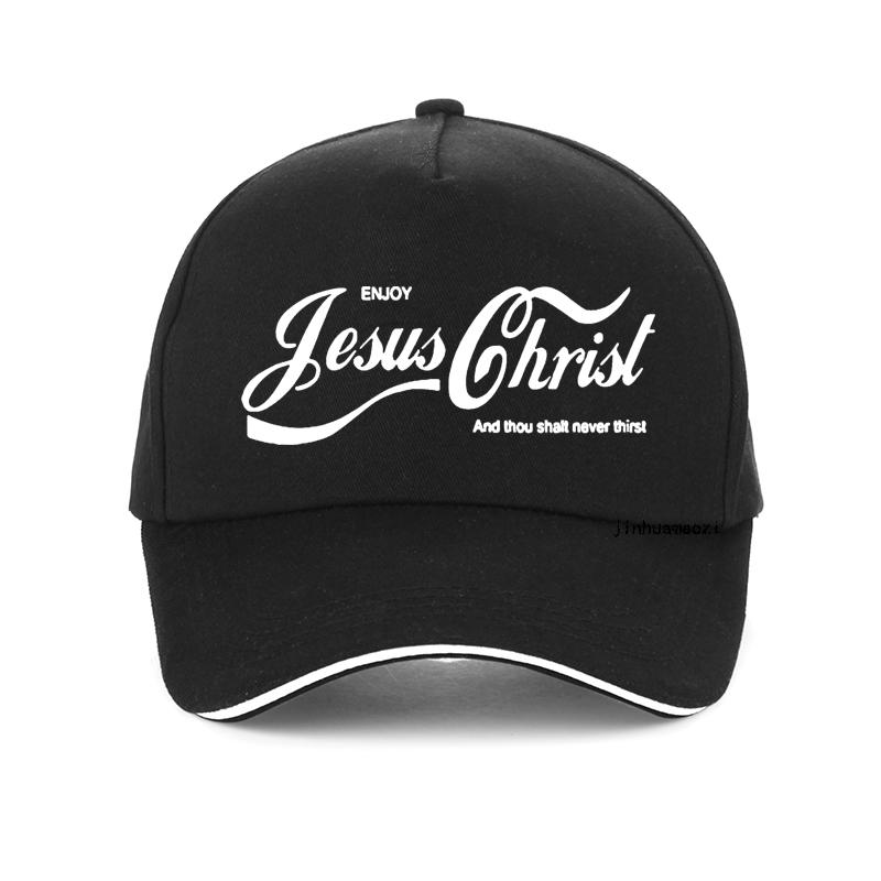 

Enjoy Jesus Christ The Real King Christian Funny Unisex hat Faith Prayer Graphic Fashion New Cotton Unisex baseball cap Adjustable