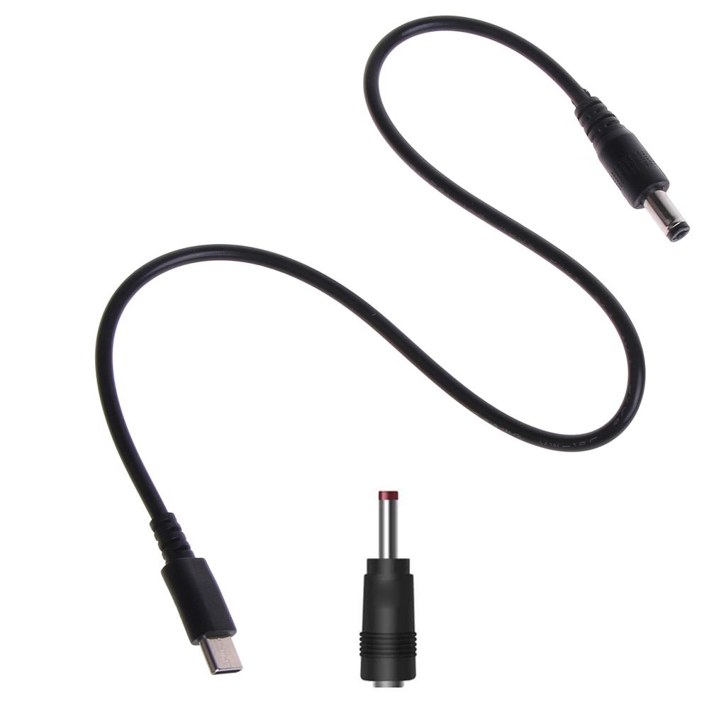 USB C To DC 5.5x2.1mm 3.5x1.35mm Power Cable with 9V 5V 12V 15V 20V PD Trigger for KiPRO LCD Monitors and More