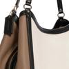 Coach Kristy 32 Large Capacity Pebble Leather Bucket Bag Women handbags Khaki White C6828-IMCAH