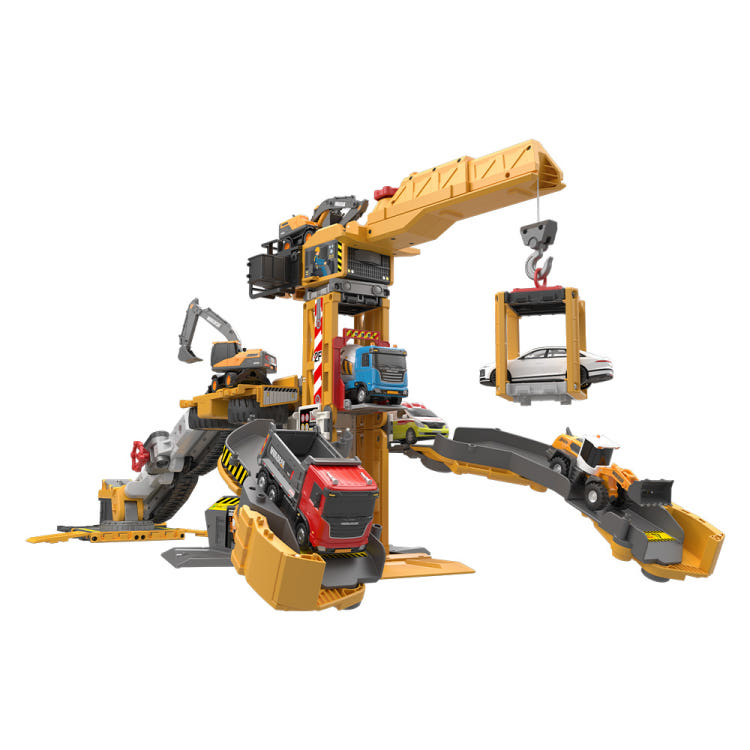 [mimi world] World Car Transforming Construction Base Play Set