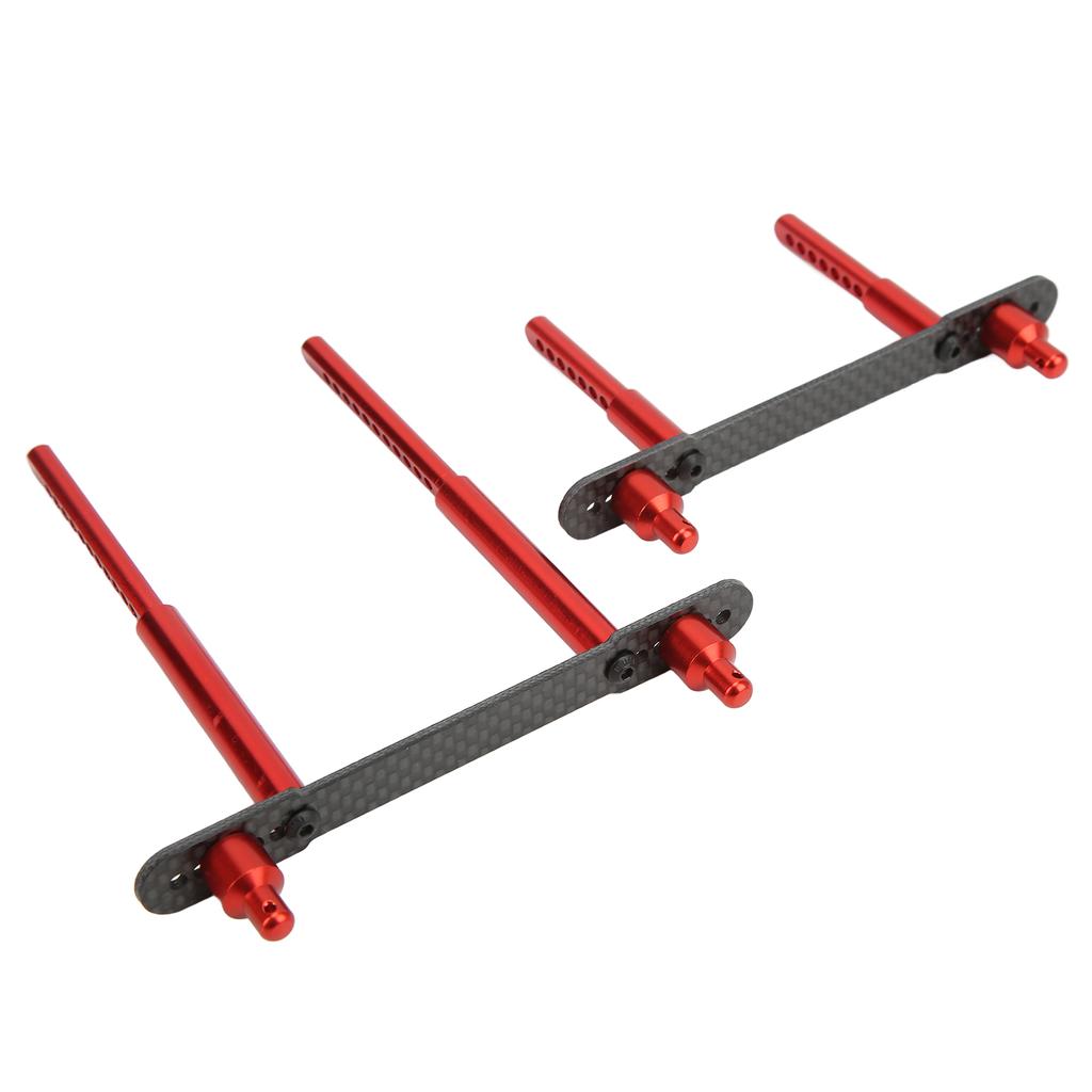 RC   Columns Front Rear Aluminum Alloy Carbon   Car Body Mount Post for   SCX10 90046 90047 1Celsius10 RC Car