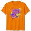Graffiti 67 Unisex T Shirt Bright Neon Paint Slogan Six Seven Meme Number Day