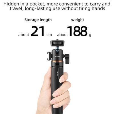 Kijek do selfie z statywem 2w1 z uchwytem z gwintem 1/4 Przenośny kijek do selfie do kamery DJI Osmo Pocket 3 Akcesoria