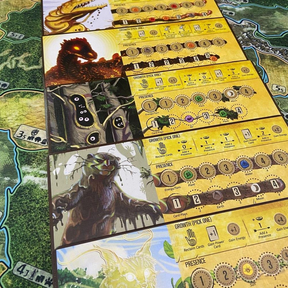Greater Than Games Spirit Island Punch Board Panel 5-Pack