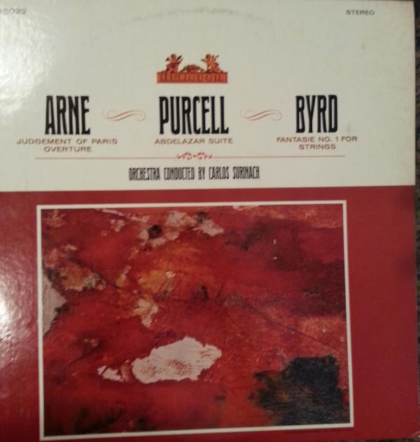 

LP Record ARNE, PURCELL, BYRD, CHAMBER ORCHES - Judgement Of Paris Overture / Abdel HS25022 Heliodor Germany Classical Used