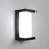 ALLUCK Entryway Light, Motion Sensor, Simple Black, Wall Light, Wall-Mounted Light, Gatepost Light, Light Sensor, Sealed, Waterproof, Rainproof,