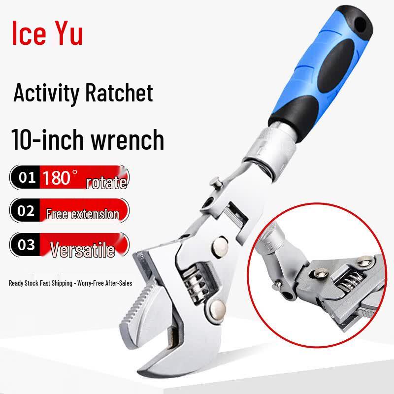 Bingyu BJ-878 Multi-functional Ratchet Wrench 10 inch