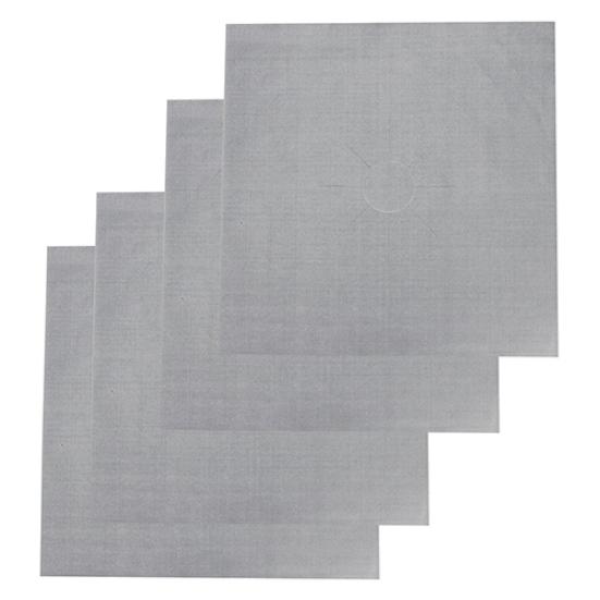 4Pcs Reusable Hob Burner Protect Cover Liner Keep Clean Pads Gas Stove Mats