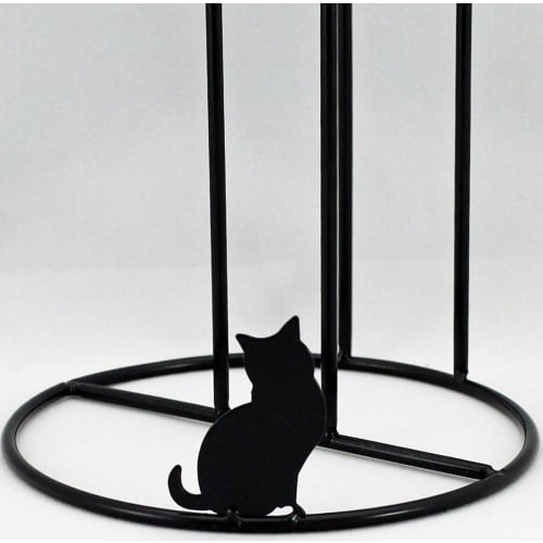 Nagashima Kitchen Paper Stand, Black Cat, RAKIAN, NS-CKP