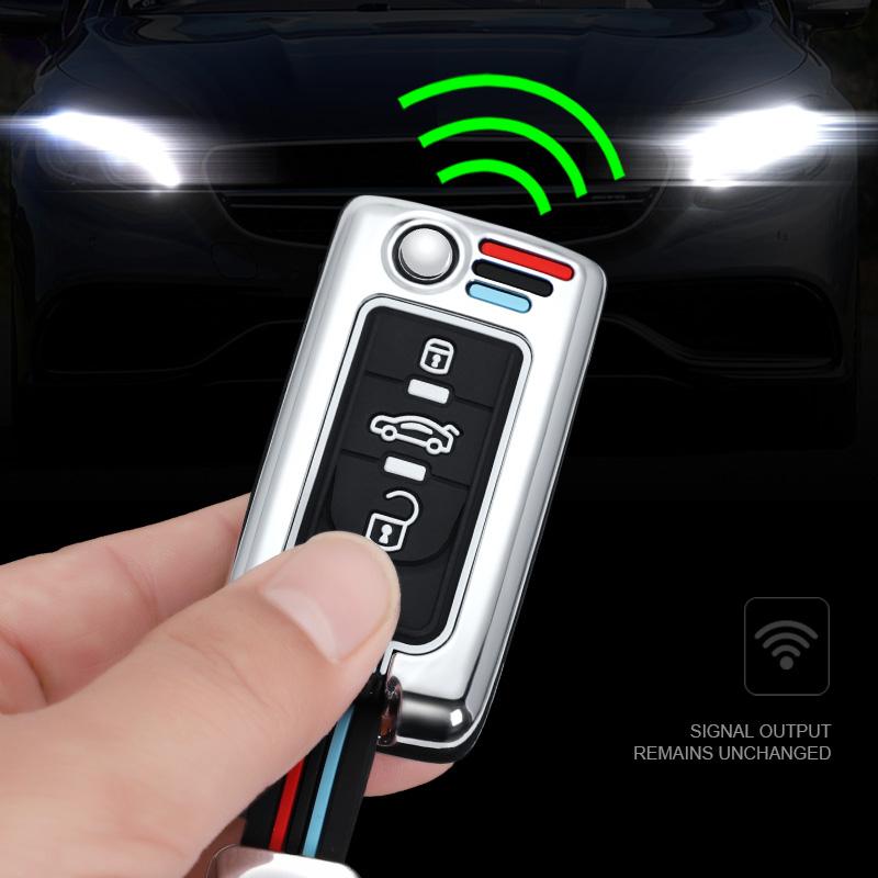 2 3-Tasten Auto Schlüsselhülle Abdeckung Halter Schale für Peugeot 308 207 307 3008 5008 Fob für Citroen C2 C3 C4 C8 Schlüssel Zubehör