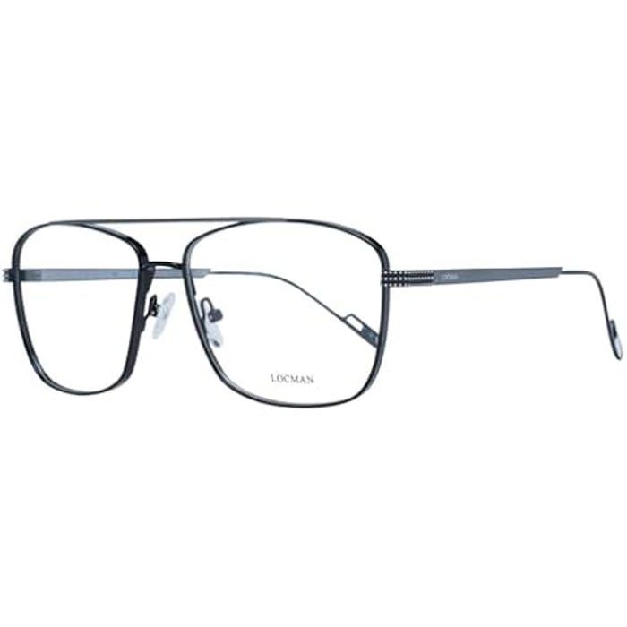 Monture de lunettes pour homme LOCV014 60BLK - LOCMAN - Noir - Monture de lunettes - Homme