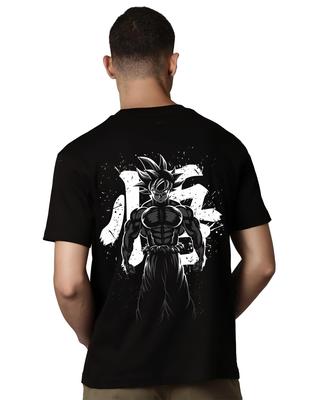 Heren 2026 Zomer Nieuw Goku Anime Patroon T-shirt Normale Pasvorm Katoen Zwart T-shirt Anime Liefhebber Streetwear