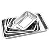 304 Stainless Steel Multi-Purpose Rectangular Tray - Dinner, Barbecue, Steamed Fish, Rice, Fruit Plate