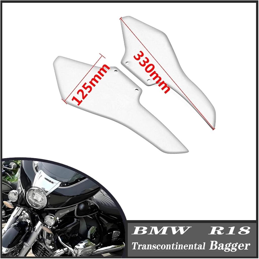 Compatible with BMW R 18 B R18B Bagger R18 Transcontinental 2021 2022 2023 2024 Motorcycle Wind Deflector Leg Protector Side Fairing Windshi(Smoke)