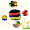 Handmade Crochet Wool Balls, 5pcs Colorful Knitted Hacky Sacks for Kids