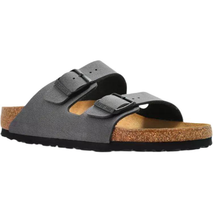 Birkenstock Arizona Birkibuc 'Velvet Gray Black Buckles' Men's 1032023