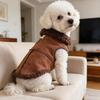 Autumn/Winter Warm Cotton Vest for Small Dogs - Teddy, Bichon, Pomeranian - Leash Hole Included