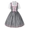 Spring/Summer 2025 European and American Women's Maid Costume Beer Girl Lace-Up Dress Set