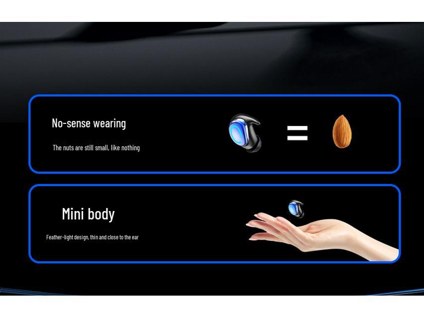 Q9 Wireless Bluetooth Sleep Earbuds - Mini Sport Invisible In-ear Earphones
