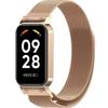 Mailänder Armband für Xiaomi Redmi Smart Band 2 / Xiaomi Smart Mi Band 8 Active, Roségold
