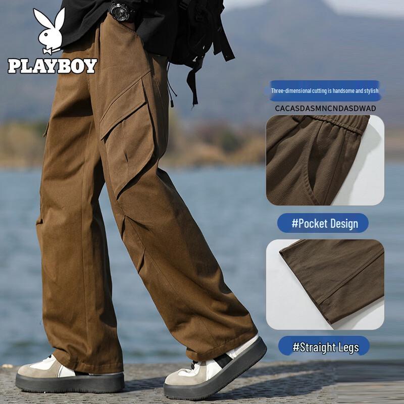 PLAYBOY Men s American Casual Workwear Pants L