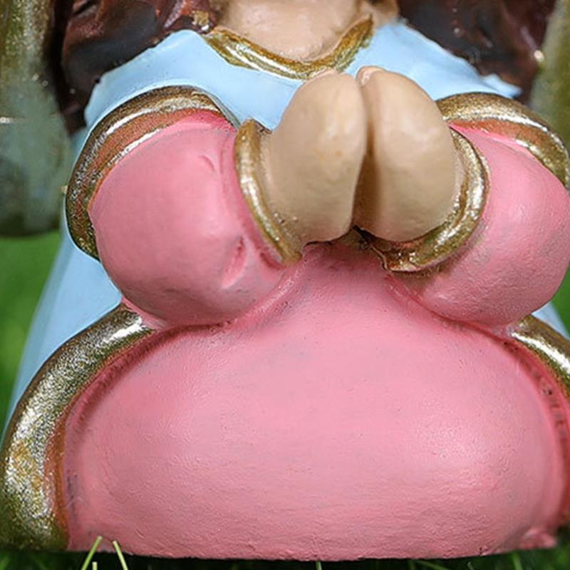 Christmas Manger Decoration Set Miniature Resin Jesus Statue Ornament X3UC