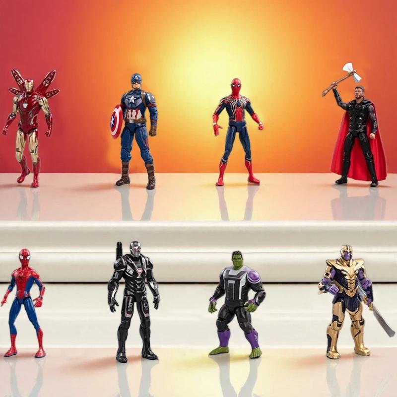 Toys Zd Official Avengers Legends Iron Man Spider Man Thor Captain America Thanos Hulk War Machine Action Figures