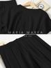 Maria Marfa French Sleeve and Pants Set for Spring and Perfect for Special and Stylish and Casual Korean Top and T-Shirt High-Waisted Set, 2-Piece
