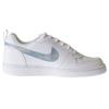 Nike Court Borough Canvas Synthetic Leather Non-Slip Low-Top Kids Skate Shoes Kids Sneaker White Blue 845104-102
