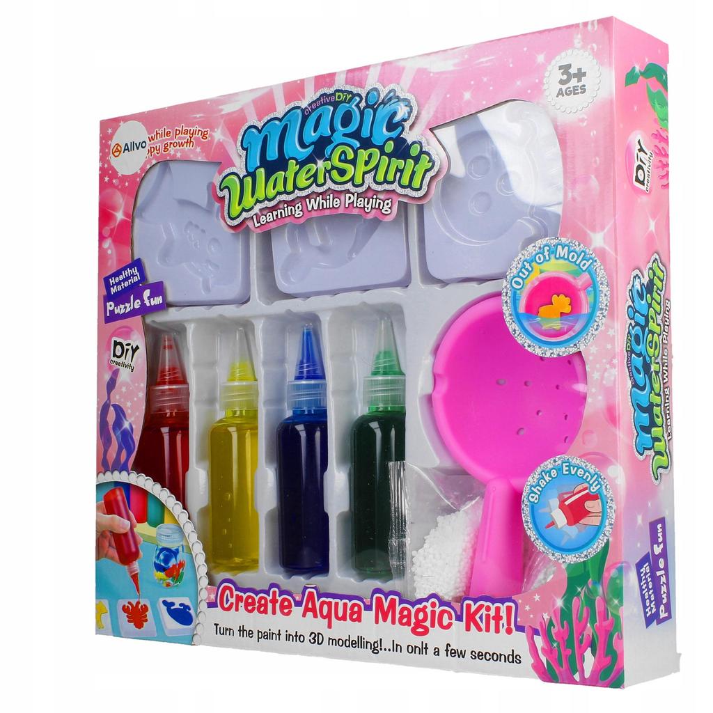 [PACZA] Creative set for children Magic Water Gel + Molds Z3420R