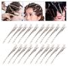 20pcs Metal Duck Bill Clip Sectioning Hair Styling Clips Hairdressing Styling Tools for Hair Salon