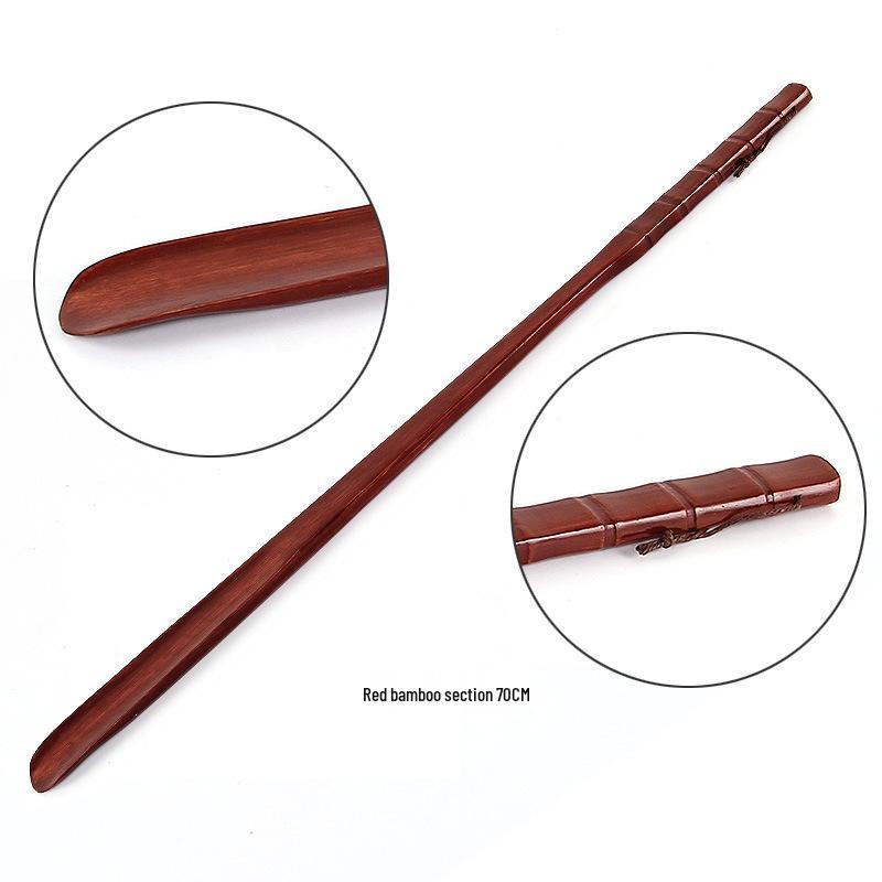 75cm Wooden Shoehorn | Easy Shoe Lifter & Adjustable Handle for Convenient Use