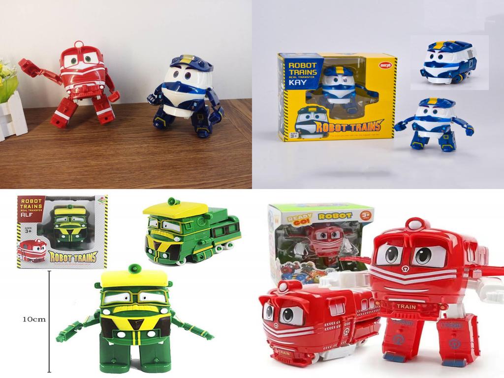 Robot Trains Rt Kay Transformer Train Figure Korean Animation Toy For Kids