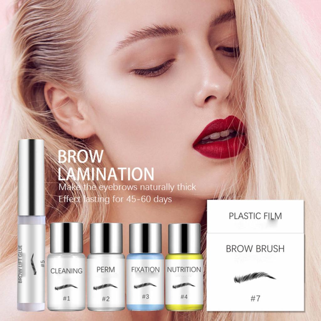 Brow Lift Kit Eyebrow Lamination Kit Brow Perm Kit   Eyebrows Lifting Styling Kit for Beautiful Eyebrows  -lasting for Salon & Home Use