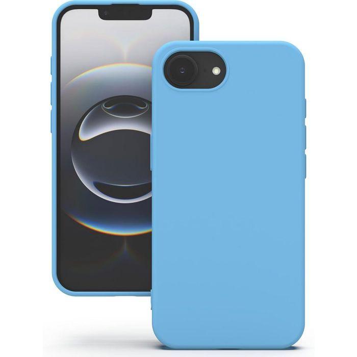 Coque de protection - BOOLING - pour iPhone 16e - Silicone Antichoc - Anti-Rayures - Bleu