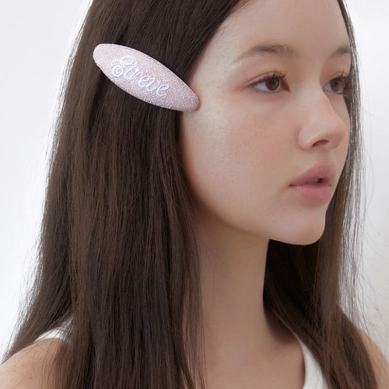 

Eireve GLITTER SAND HAIR CLIP (4 COLOR) Silver gray