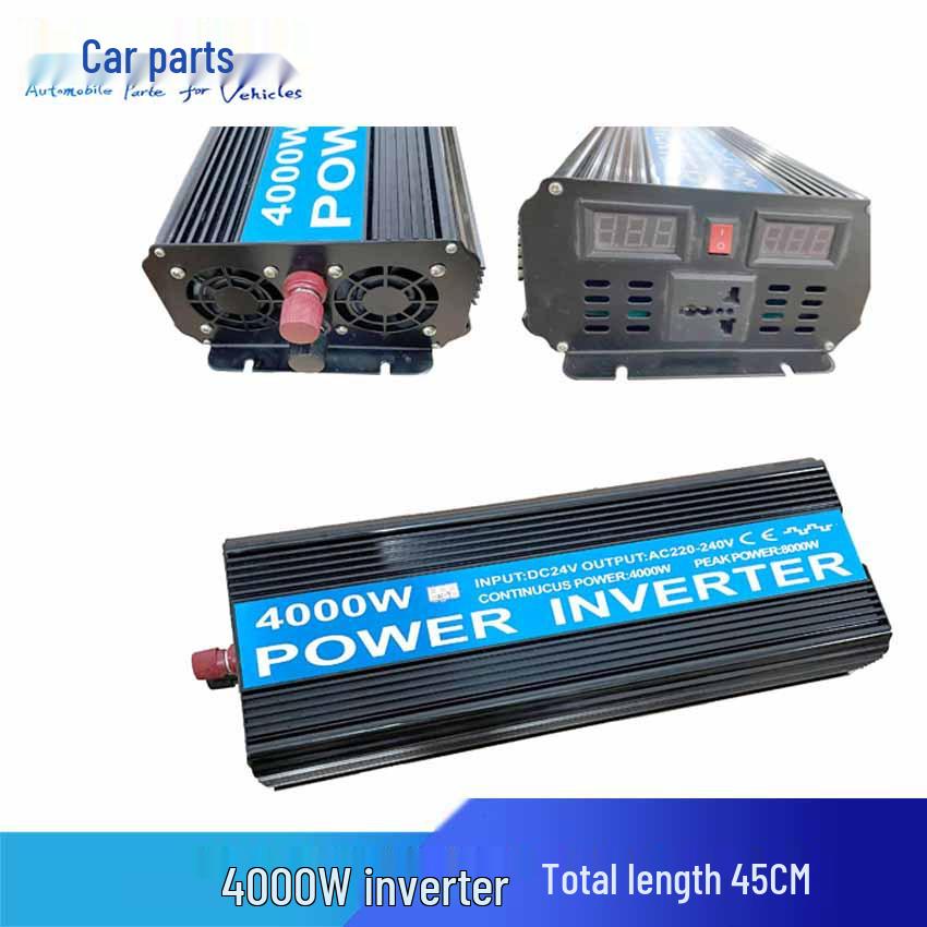Vehicle Power Converter: 12V/24V to 220V DC to AC Inverter