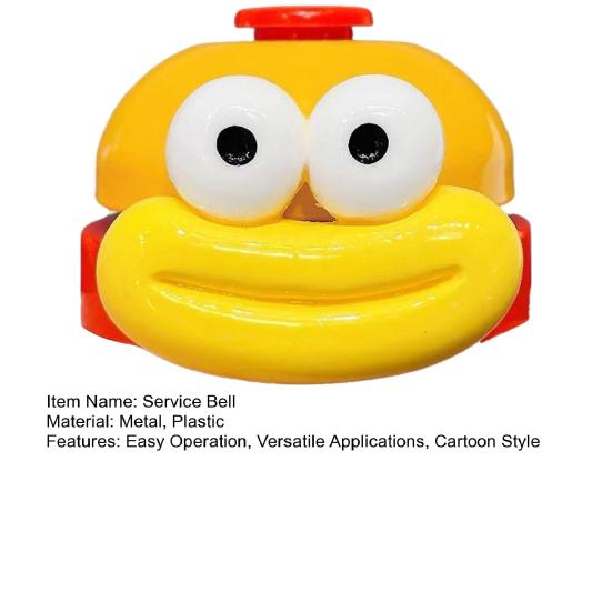 Pet Training Bell Cute Counter Bell Cartoon Style Service Bell Desk Bell for Dog Training Trivia Games Restaurant School