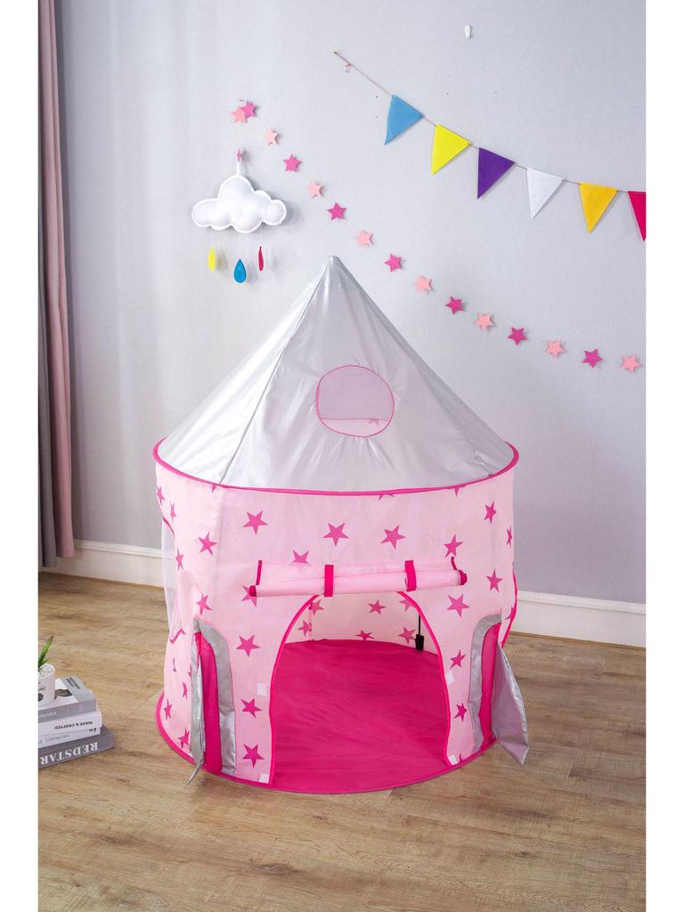 3-in-1 Kids' Play Tent Set: Starry Sky Rocket, Space Capsule, and Ball Pit Yurt