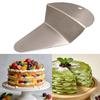 Pack of 2 Easy Cleaning Nonrust Steel Spatulas Pie Servers Produced for Cooking Baking Offering Wide Front Utility