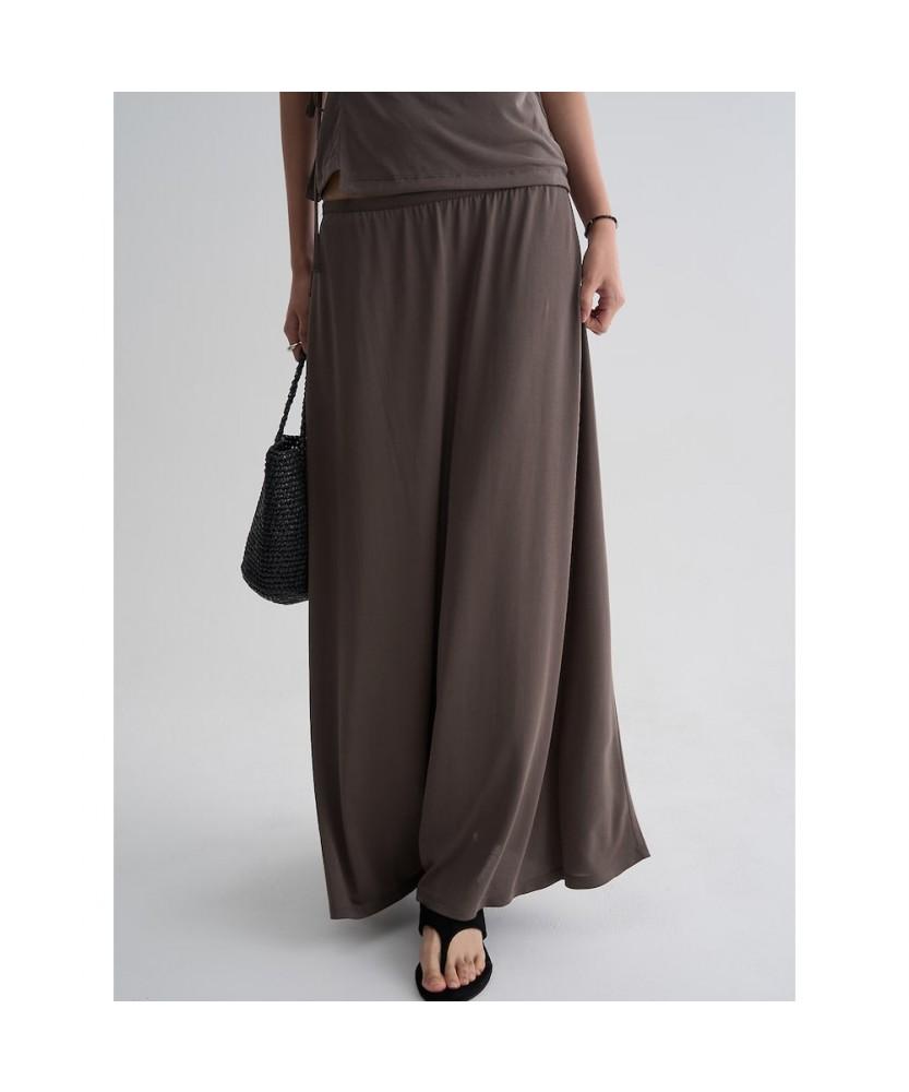 8SECONDS Modal Long Skirt Brown