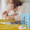 1 Set Nipple Measuring Ruler Double-sided Printing Soft Silicone Nipple Breast Pump Flange Ruler Home Use