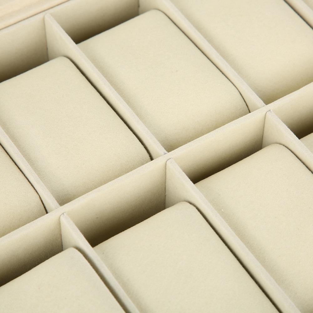 12 Slots Watch Case Portable Storage Box Practical Watch Organizer  Display