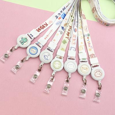 1pc Lanyard Neck Strap Abzeichen Halter Kreditkarte ID Halter Name Karte Abzeichen Clip Büro Liefert