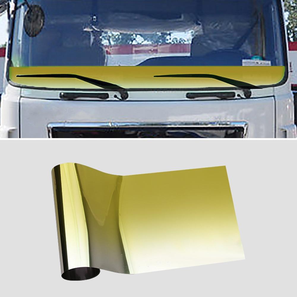 Película anti-UV para para-brisa dianteiro de carro, película solar para janela de carro, acessórios de decoração para carro