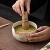 Japanese Style Hand-Painted Matcha Set Matcha Bowl Whisk Spouted Tea Making Tools Handcrafted Tea Ceremony Utensils Accessories