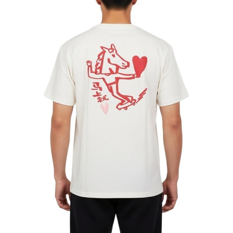 Vans Bolin Ap Hear Round Neck Cotton Pullover Short Sleeve T-Shirt Men Tops VN000ZXPFS8