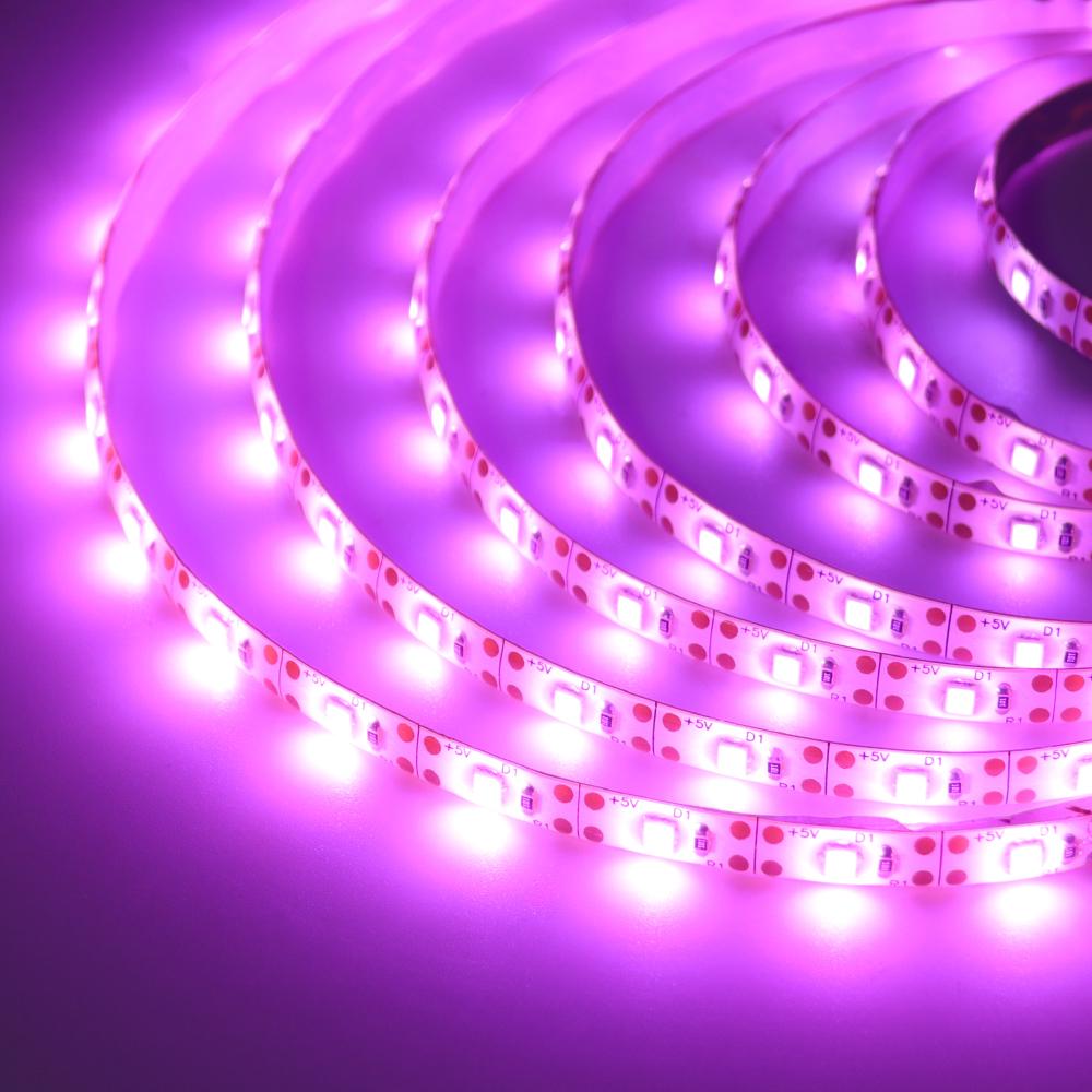 

DC 5V USB LED Strips 2835 Warm Cold White LED Strip Light TV Backlight Lighting Tape for Room Decor 0.5m-5m LED String Light IP20 Non Waterproof&0.5m розовый